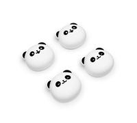 PlayVital Thumb Grip Caps for Steam Deck LCD, for PS Portal Remote Player Silicone Thumbsticks Grips Joystick Caps for Steam Deck OLED - Chubby Panda