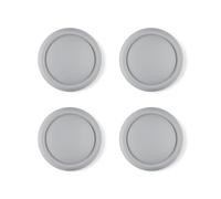 PlayVital Thumb Grips for Nintendo Switch 2, 4-Pack Silicone Joystick Caps for Joycon 2, Cute Accessories Comfort Thumbstick Grip Covers - New Hope Gray