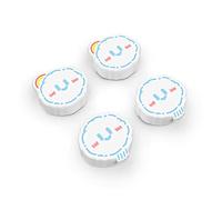 playvital Thumb Grips for Nintendo Switch, Thumb Grips Covers for Nintendo Switch Lite, Joystick Covers for Switch OLED, Thumbstick Caps Analog Cover for Switch - Rainbow Clouds & Rainy Clouds