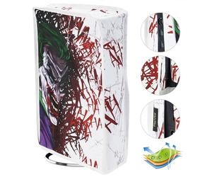 playvital Vertical Dust Cover for ps5 Slim Disc Edition(The New Smaller Design), Nylon Dust Proof Protector Waterproof Cover Sleeve for ps5 Slim Console - Clown Hahaha