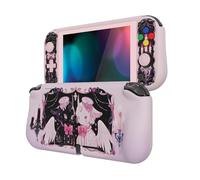 playvital ZealProtect Protective Case for Nintendo Switch Lite, Hard Shell Grip Cover for Nintendo Switch Lite w/Screen Protector & Thumb Grip Caps & Button Caps - Darkling Sheep