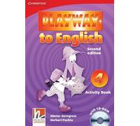 Playway to English Level 4 Activity Book with CD-ROM