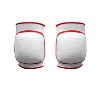 Playwell Deluxe Judo/Ju Jitsu Thick Padded White Knee Pads (Large)
