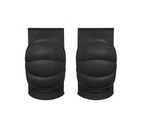 Playwell Deluxe Premium Quality MMA, Judo,Ju Jitsu Thick Padded Black Knee Pads (Medium)