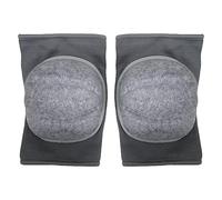 Playwell Deluxe Premium Quality MMA Thick Padded Ghost Grey Knee or Elbow Pads (Small)