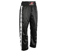 Playwell Full Contact Black Competition Kickboxing Trousers with Patches (5/180cm)