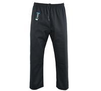 Playwell Karate Black Premium Silver Brand Gi Pants Trousers - 10oz (4/170cm)