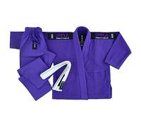Playwell Kids Pink Pro Girls Elite BJJ GI Uniform, (Comes with Free White Belt) (M0)