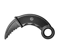 Playwell Martial Arts Black Plastic Polypropylene Malaysian Training Knife - 7" - V2