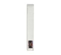 Playwell Martial Arts Cotton Solid Coloured Grading Belt - White (320cm)