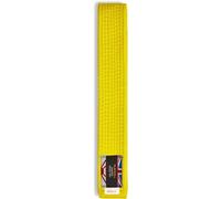Playwell Martial Arts Cotton Solid Coloured Grading Belt - Yellow (220cm)