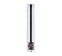 Playwell Martial Arts Cotton Striped Coloured Grading Belt - White Belt With Black Stripe (320cm)