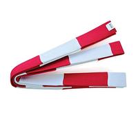 Playwell Martial Arts Deluxe 2" Wide Masters Instructor Block Belt Red/White - NEW (320cm)