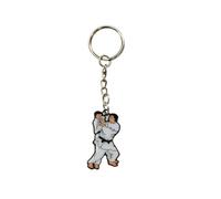 Playwell Martial Arts Key Rings - Judo Shoulder Throw Front Key Chain