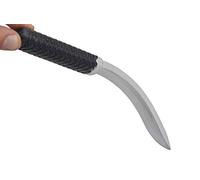 Playwell Martial Arts Standard Small Safety Rubber Tanto Training Knife - Black/Grey