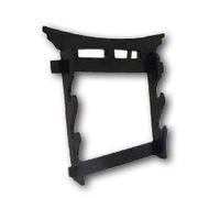 Playwell Martial Arts Weapons Stand - Tori Gate Sword Stand 2 Tier Wall Mounted