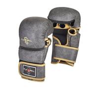 Playwell Premium Range: Vintage Series - Pro Series MMA Sparring & Grappling Fight Gloves - 7oz - NEW (Large/XL)