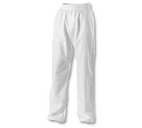Playwell Taekwondo White 100% Cotton Trousers - 3/160cm