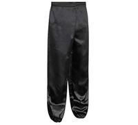 Playwell Tai Chi/Wushu 100% Silk Black Cuffed Ankle Trousers - 6/190cm