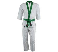 Playwell Tang Soo Do Green Trim Uniform 9oz (2/150cm)