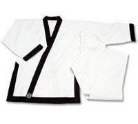 Playwell Tang Soo do Instructors Midnight Blue Trim Heavyweight Uniform - 5/180CM