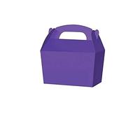Playwrite 10 x PURPLE Party TREAT Boxes - Loot Food Gift Snack Box