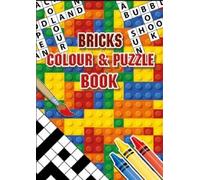 Playwrite 12 bricks colour & puzzle book.A6 size.8 pages.Not a lego product.party bag favours.