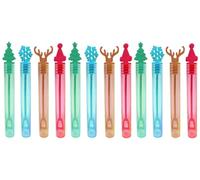 12 x Christmas Bubble Tubes