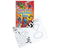 Playwrite 12 x Super Hero Colour & Puzzle Books