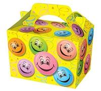 Playwrite 24 x Happy Face Lunch Boxes / Food Boxes