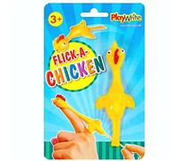 Playwrite 3 X Children Kids Flick A Chicken Novelty Catapult Party Bag Toy Pinata Fillers