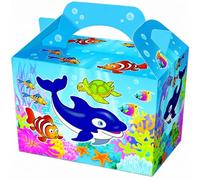 Playwrite Animal Themed Food Boxes, Under the Sea, 30 Count