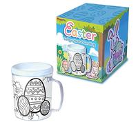 Playwrite Easter Colour Your Own Mug | Party Bag Fillers for Kids, Paint Your Own Sets for Kids