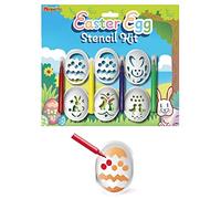 Playwrite Easter Egg Decorating Stencil Kit (Pack of 6)