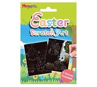 Playwrite Easter Scratch Art 2 Sheets (Pack of 6)