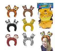 Playwrite Inflatable Jungle Headbands 12pk