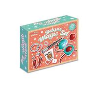 Playwrite Retro Kids Magic Set | 35 Piece Magic Tricks Mystery Box including Magic Wand