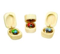 Playwrite Set of 6 Wobbly Insect Jitterbugs in Wooden Box