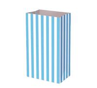 Playwrite Stripe Paper Gift Bag (Pack of 12) in Blue Playwrite Blue