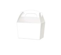 Playwrite Treat Boxes - Wedding Favour Cupcake Gift Party Box - Choose From 13 Colours (1, White)