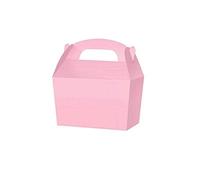 Playwrite Treat Boxes - Wedding Favour Cupcake Gift Party Box - Choose From 13 Colours (12, Baby Pink)