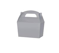 Playwrite Treat Boxes - Wedding Favour Cupcake Gift Party Box - Choose From 13 Colours (20, Silver)