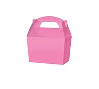 Playwrite Treat Boxes - Wedding Favour Cupcake Gift Party Box - Choose From 13 Colours (45, Pink)