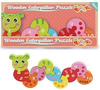 Playwrite Wooden Caterpillar Puzzle 25.5x12x2cm