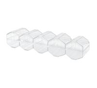 Playzaic Poker Chip Tray for Oversize 43mm Chips - Clear Acrylic Chip Holder with Lid - Durable Casino-Grade Organizer for Tournament and Home Game Storage (1)
