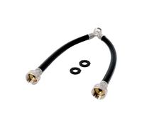 PLB83661204 EvertechPRO Washing Machine Hoses - 12 Inch Y Mixer Hose for Washing Machine - Two 3/4 Female and One 3/4 Male Fittings - 2 Heavy Duty Flexible Rubber - Hot & Cold Water