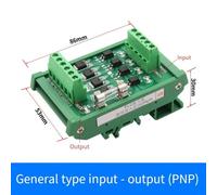 PLC DC Amplify Board 1224VDC NPNPNP Intput for IDEAL for Storage with 4-Channel and Plc size 86 * 53 * 30mm crafted from Plastic operating at 1224VDC (PNP)