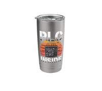 PLC Inside Industrial Automation Engineer Humor Stainless Steel Insulated Tumbler