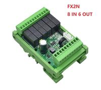 PLC Peripheral Module FX2N-14MR 8 Inputs 6 Relay Outputs 24V DC Programmable Logic Controller with USB Download for Industrial Control