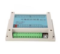 PLC Programmable Controller, Industrial Control Board for Sequential Solenoid Valve Control, 12-24V DC, Compact ABS Enclosure with Strong Sensor Compatibility for Printing